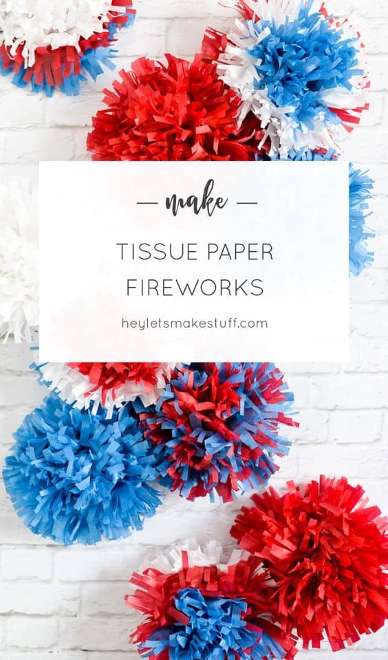 Tissue Paper Fireworks