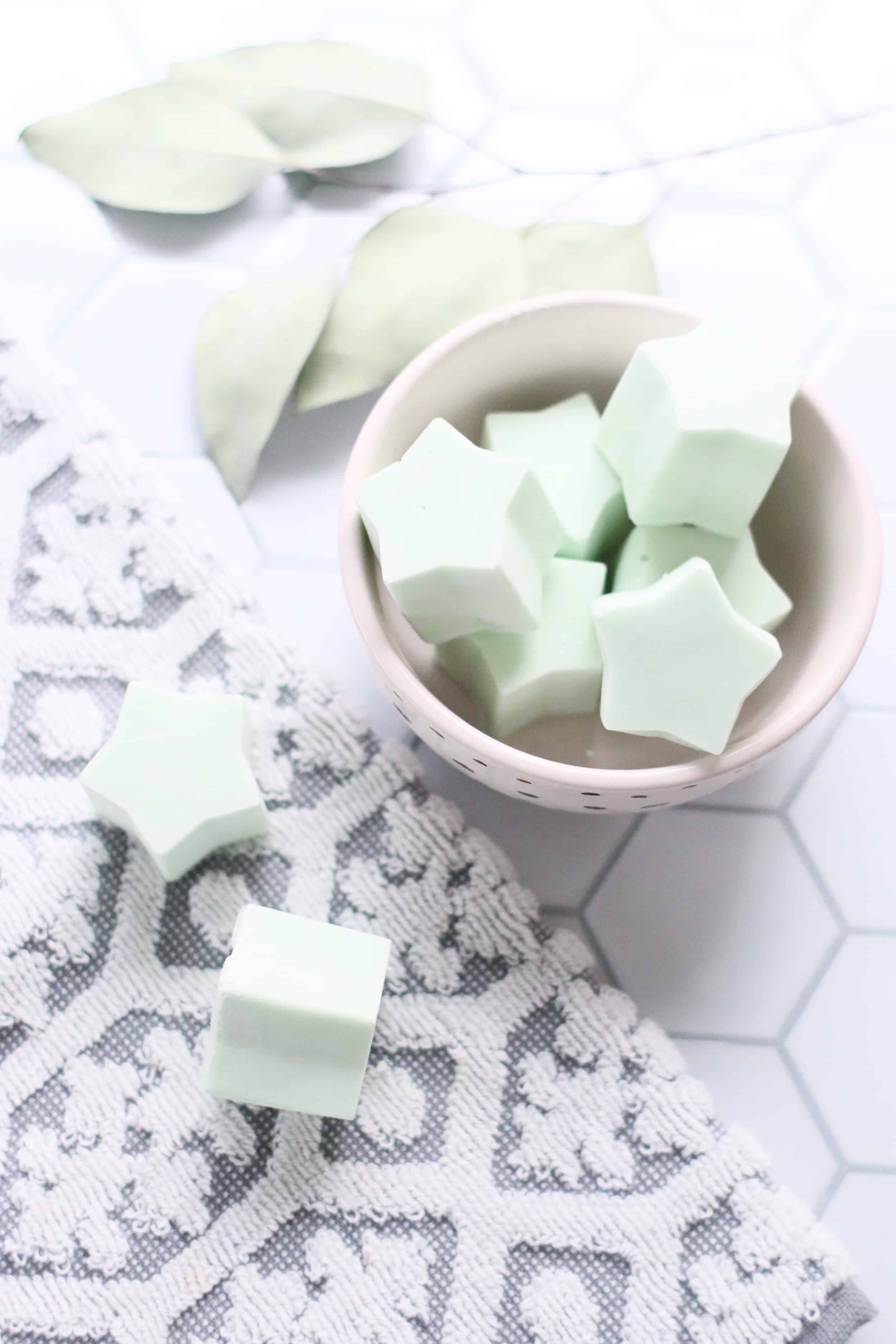 shower melts diy melt eucalyptus peppermint essential gift oils recipes homemade mess bathroom easy savannah wallace makeup abeautifulmess away