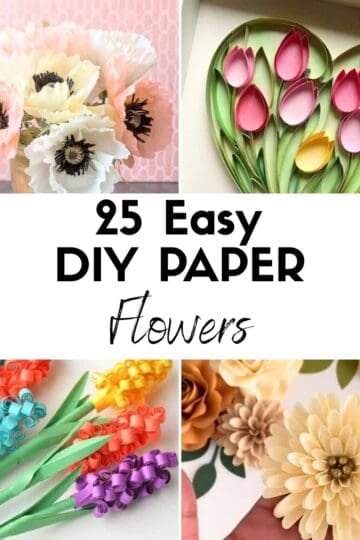 25 Easy DIY Paper Flowers HOOP Post Collage