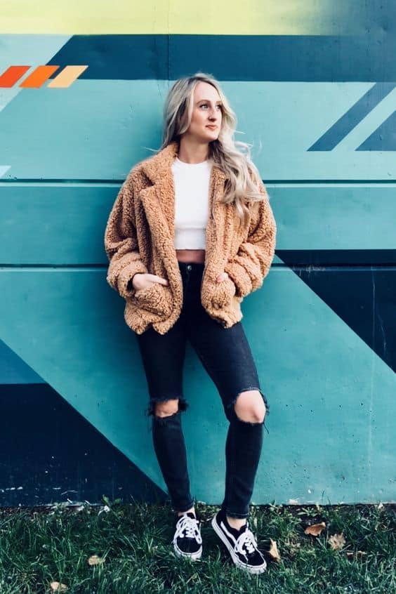 Winter vsco cheap girl outfits