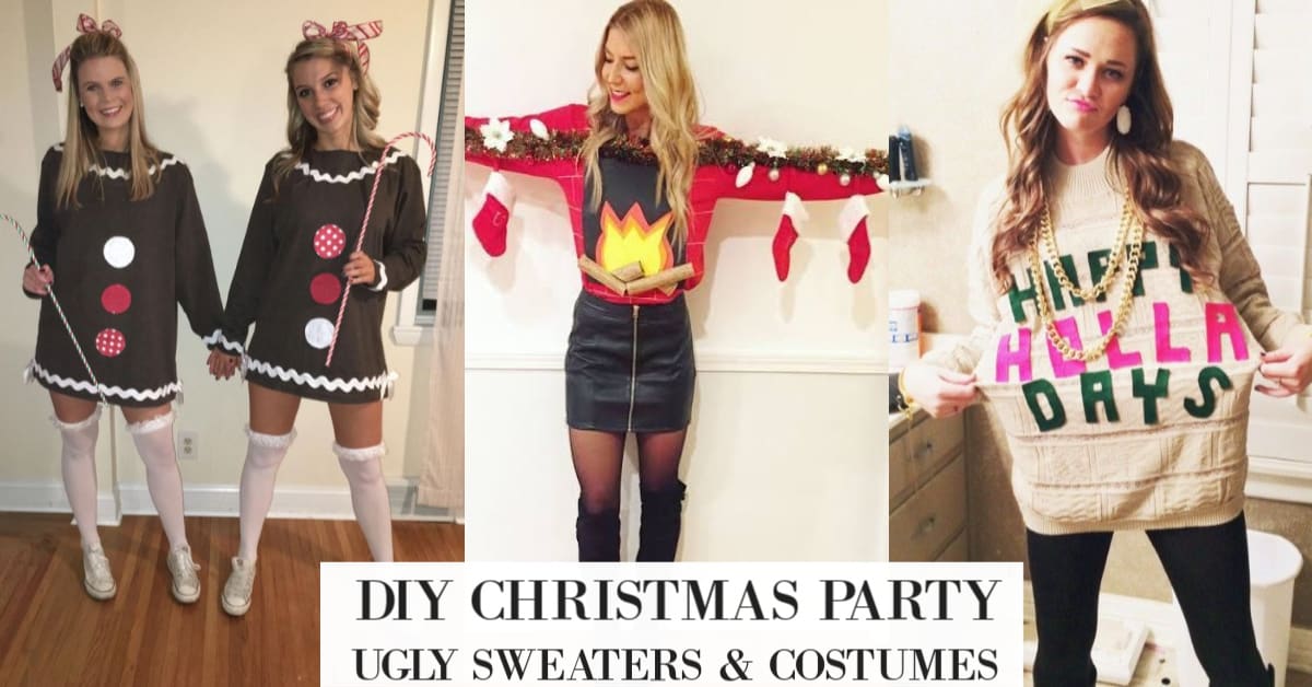 ugly christmas sweater outfit ideas