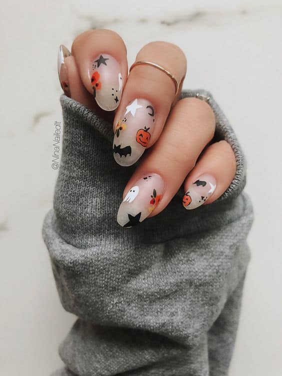 Khám phá 71+ cute halloween nails không thể bỏ qua - trieuson5