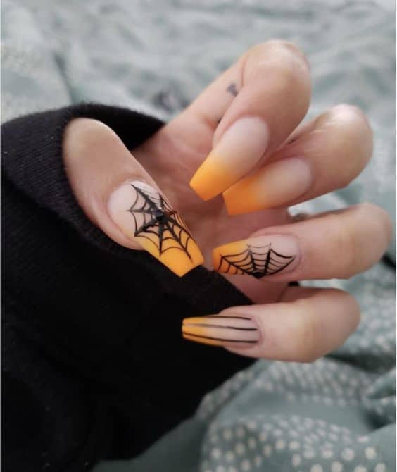 15 Cute Halloween Nails Design Ideas - Hairs Out of Place