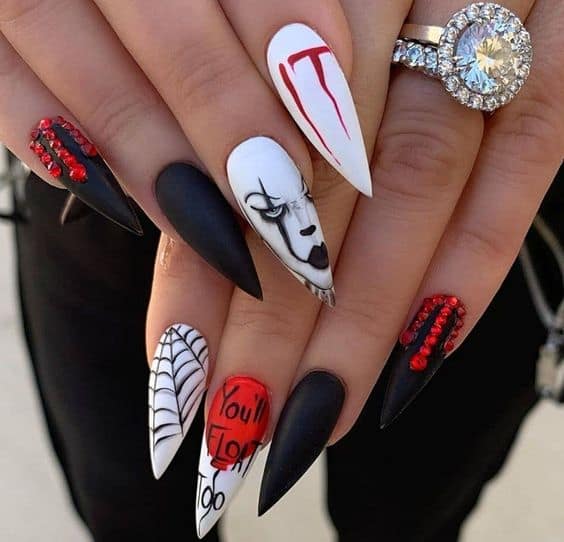 15 Cute Halloween Nails Design Ideas - Hairs Out of Place