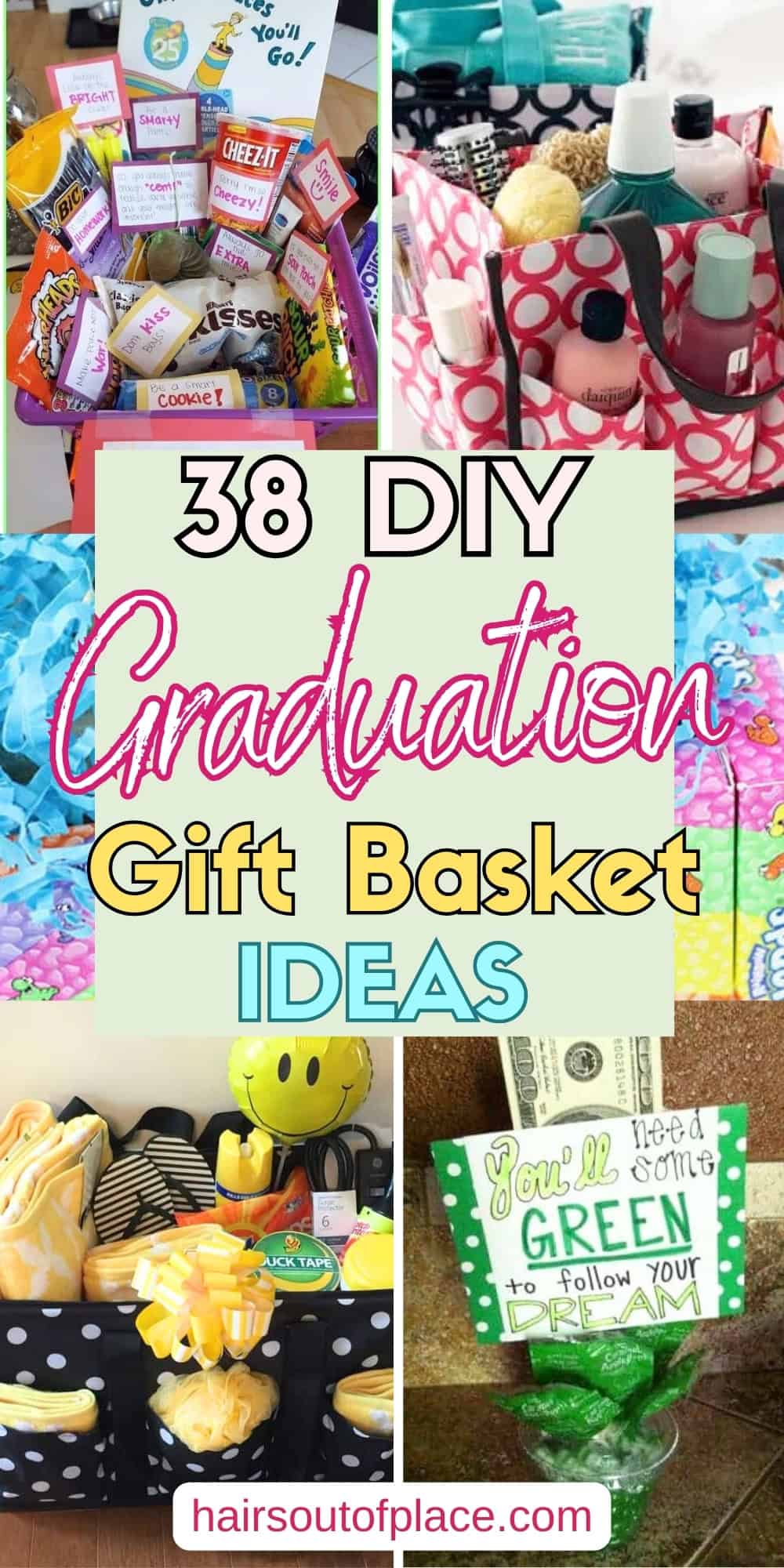 38 Graduation Gift Basket Ideas Pinterest pins