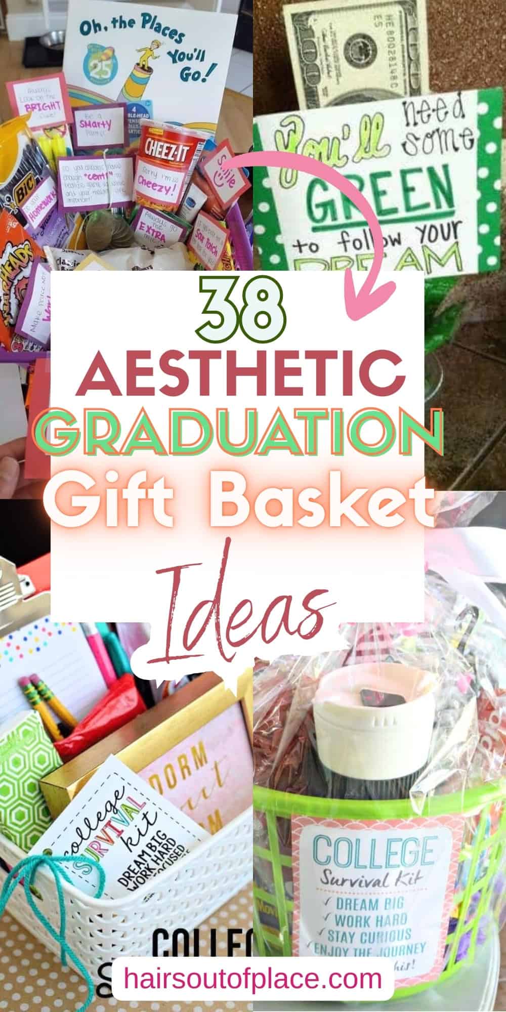 38 Graduation Gift Basket Ideas Pinterest pins