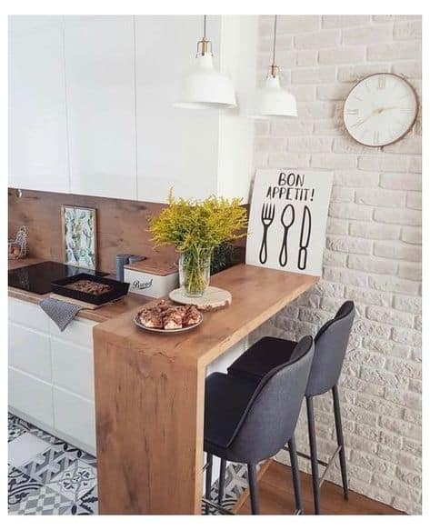 best ideas for small apartment kitchen side bar table