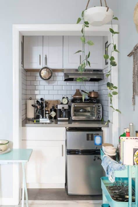 best ideas small kitchen apartment miniature kitchen with greenery