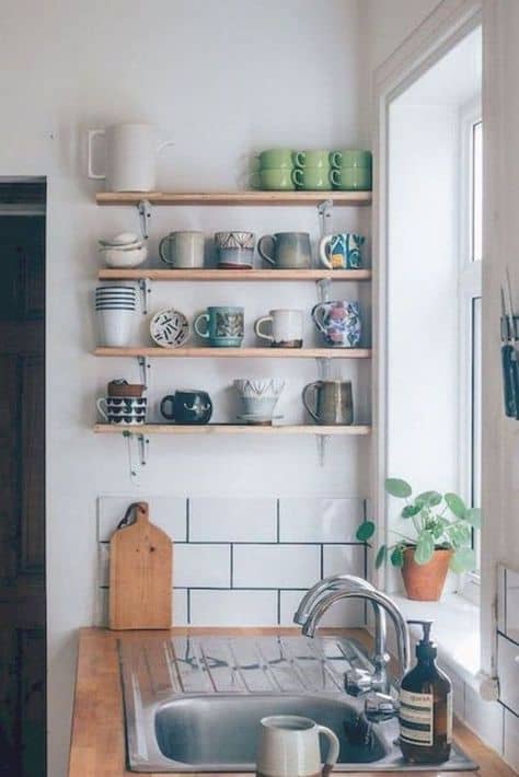 best small apartment kitchen cup organizer