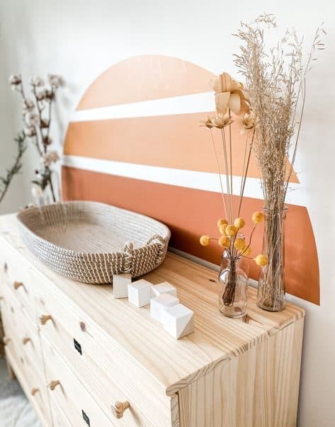 cute boho style bedroom ideas wall sticker