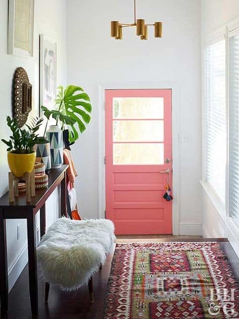 decor ideas for foyer colorful and homey entryway