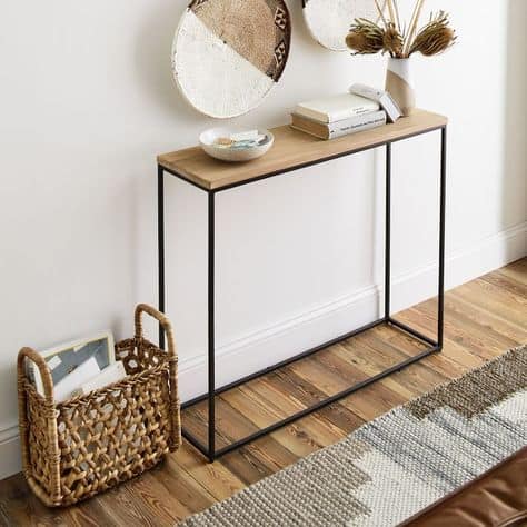 small foyer ideas tiny desk minimal decor