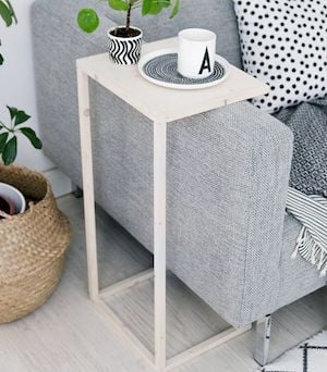 apartment decorating budget ideas side table