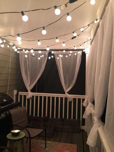 budget ideas apartment decor outdoor lighting