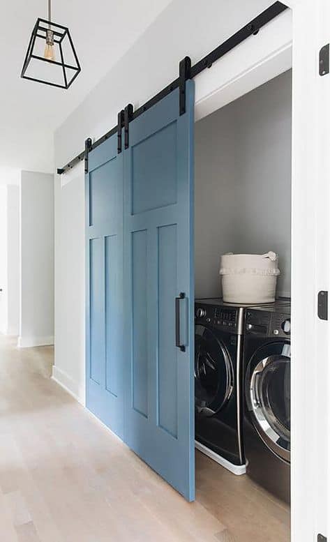 cute idea small laundry closet slide door closet
