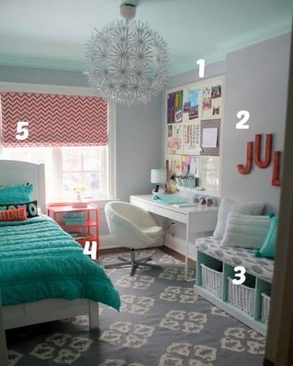 small bedroom ideas teenage girls bedroom theme with bright colors