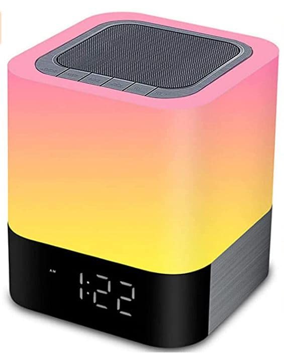 college must have room ideas light up clock and speaker