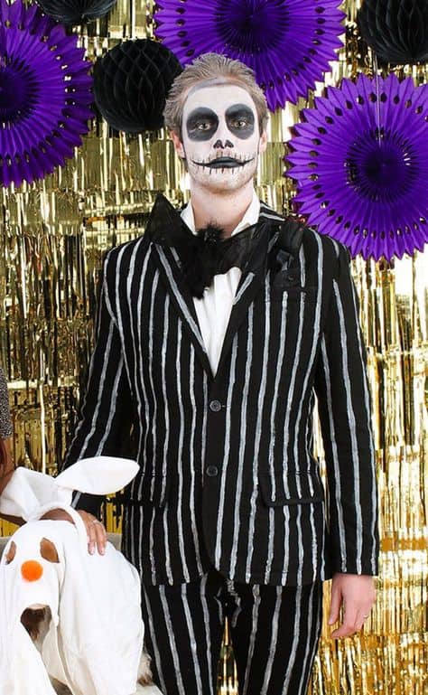 college costume ideas halloween beetle juice guy