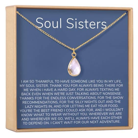 diy christmas gifts best friends soul sisters necklace