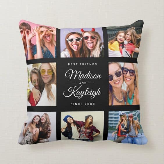 diy gifts christmas for best friends best friend photo pillow