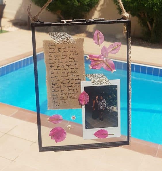 best ideas diy presents for girlfriend flower pressed glass frame