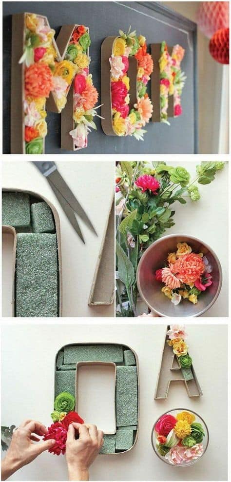 birthday presents for mom diy big letters mom sign