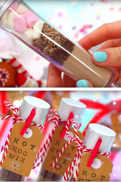 creative crafty diy gift idea cocoa mix in a bottle