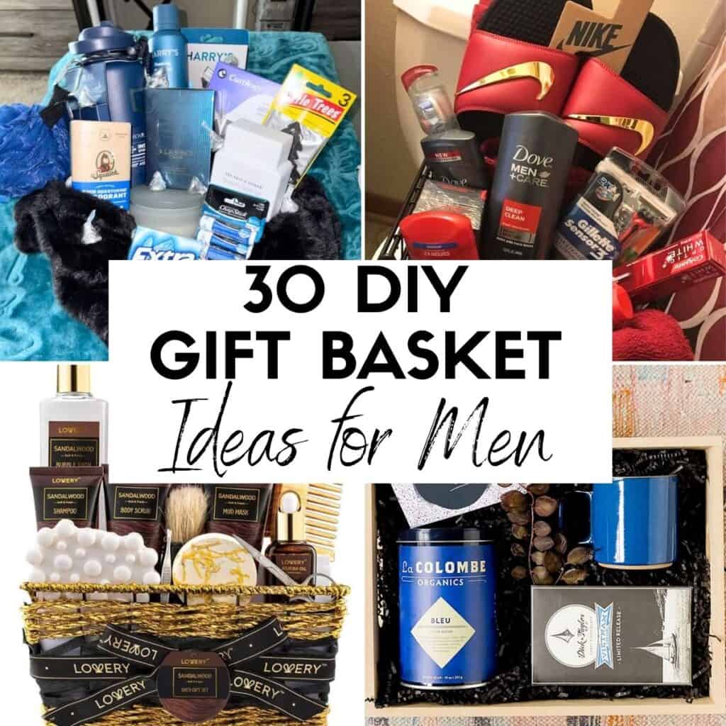 30 DIY Gift Basket Ideas for Men - Hairs Out of Place