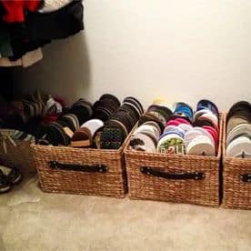 best ideas shoe storage baskets