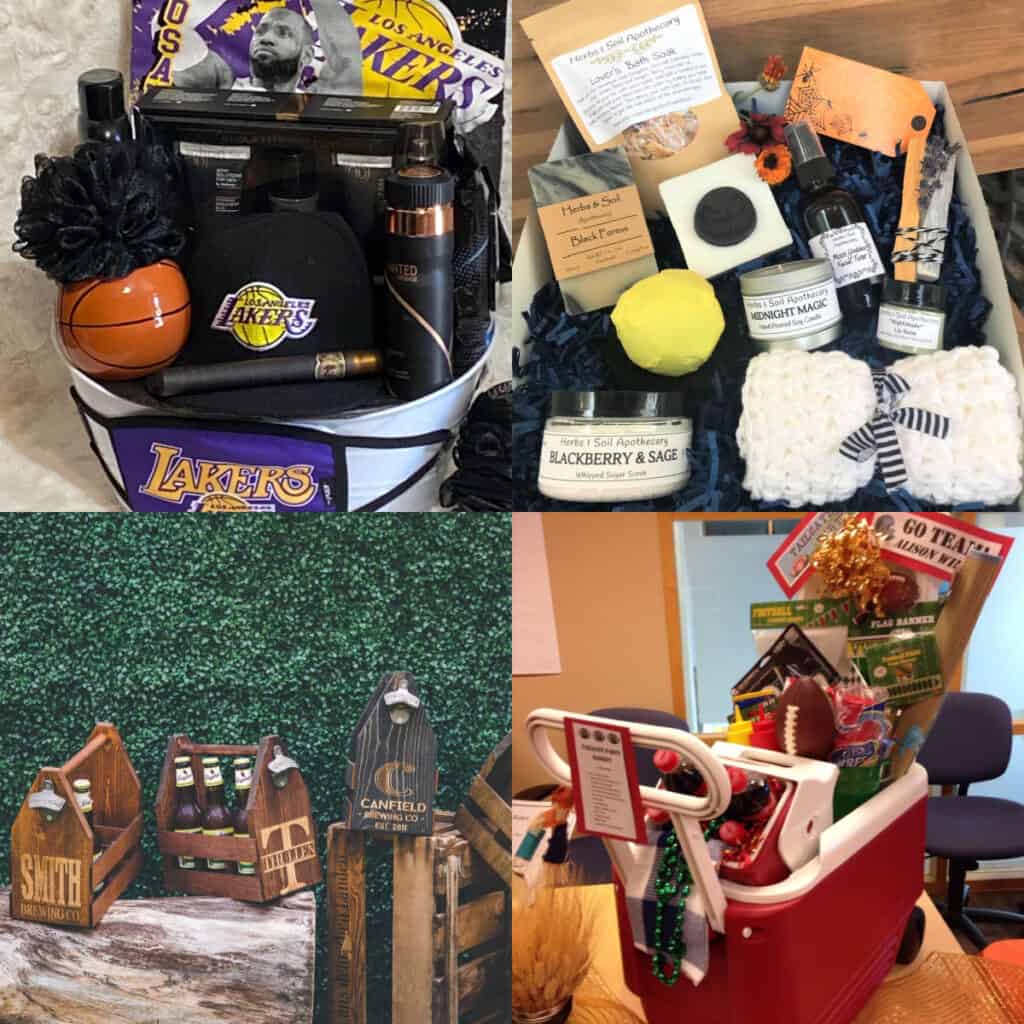 Football baskets best sale for boyfriend