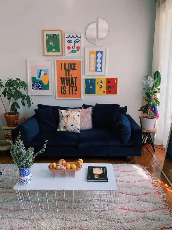 cozy living room ideas small spaces retro style