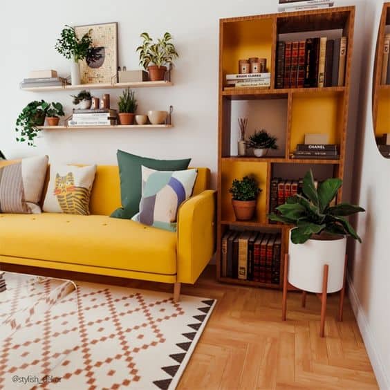 decor cozy living room ideas pop of color
