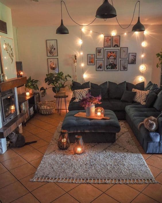 living room ideas cozy cheap cozy lights