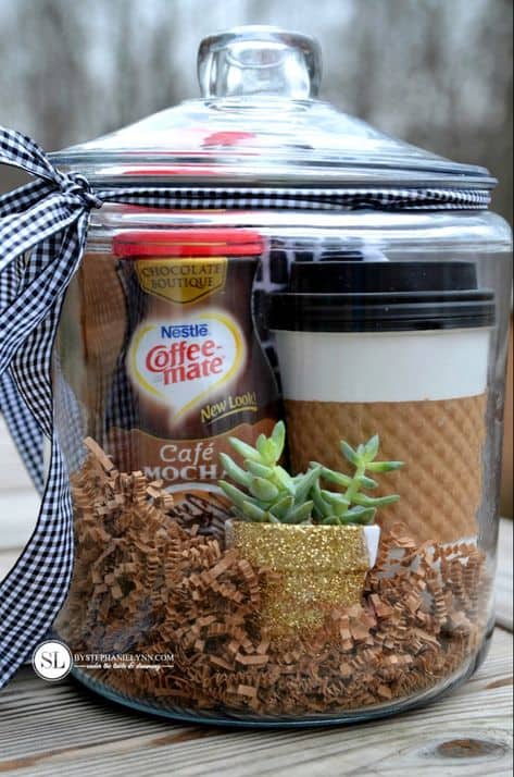 DIY Coffee Lover's Gift Basket