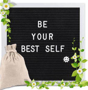 best sign cheap decor apartment be your best self cute letter sign
