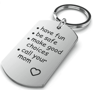 birthday gift keychain 21 silver fun keychain