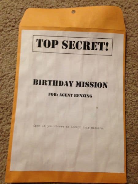 birthday ideas for boyfriend top secret birthday mission