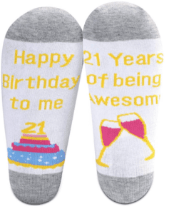 birthday socks for daughter 21 fun socks