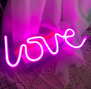 cheap apartment decor ideas love sign