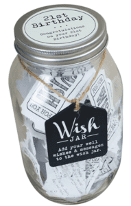 clever birthday gift for daughter 21 wish jar