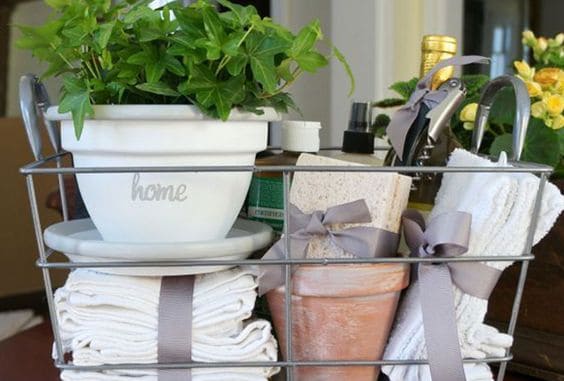 clever family gift basket home decor