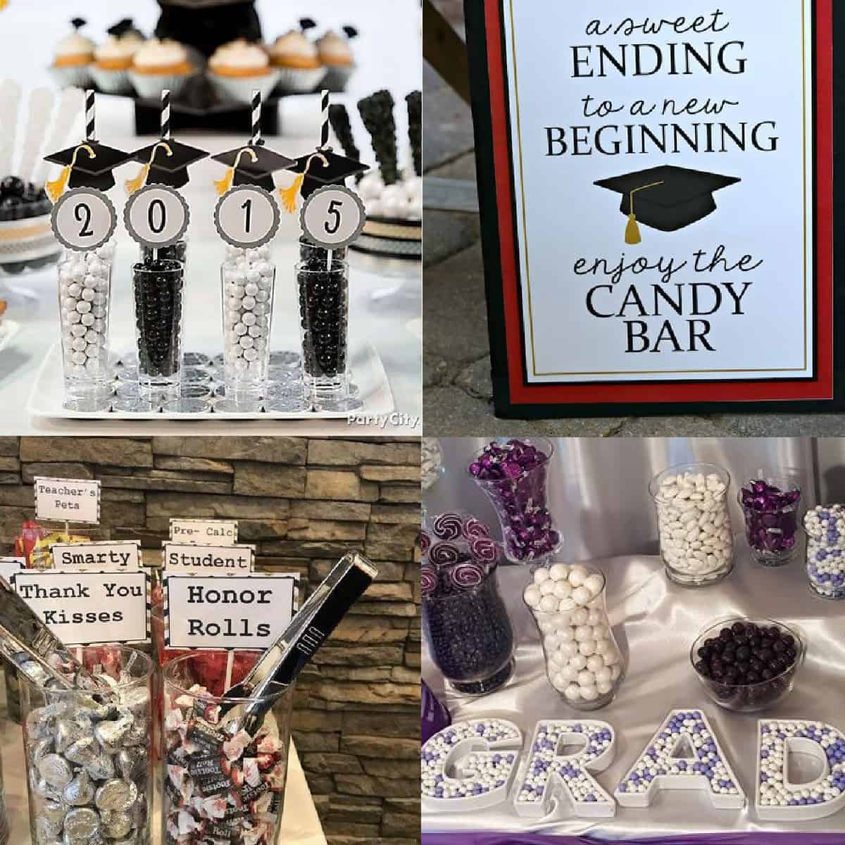 17 Graduation Candy Table Ideas Hairs Out Of Place