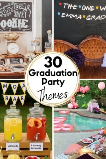 30 Graduation Party Themes for Girls HOOP Collage Images