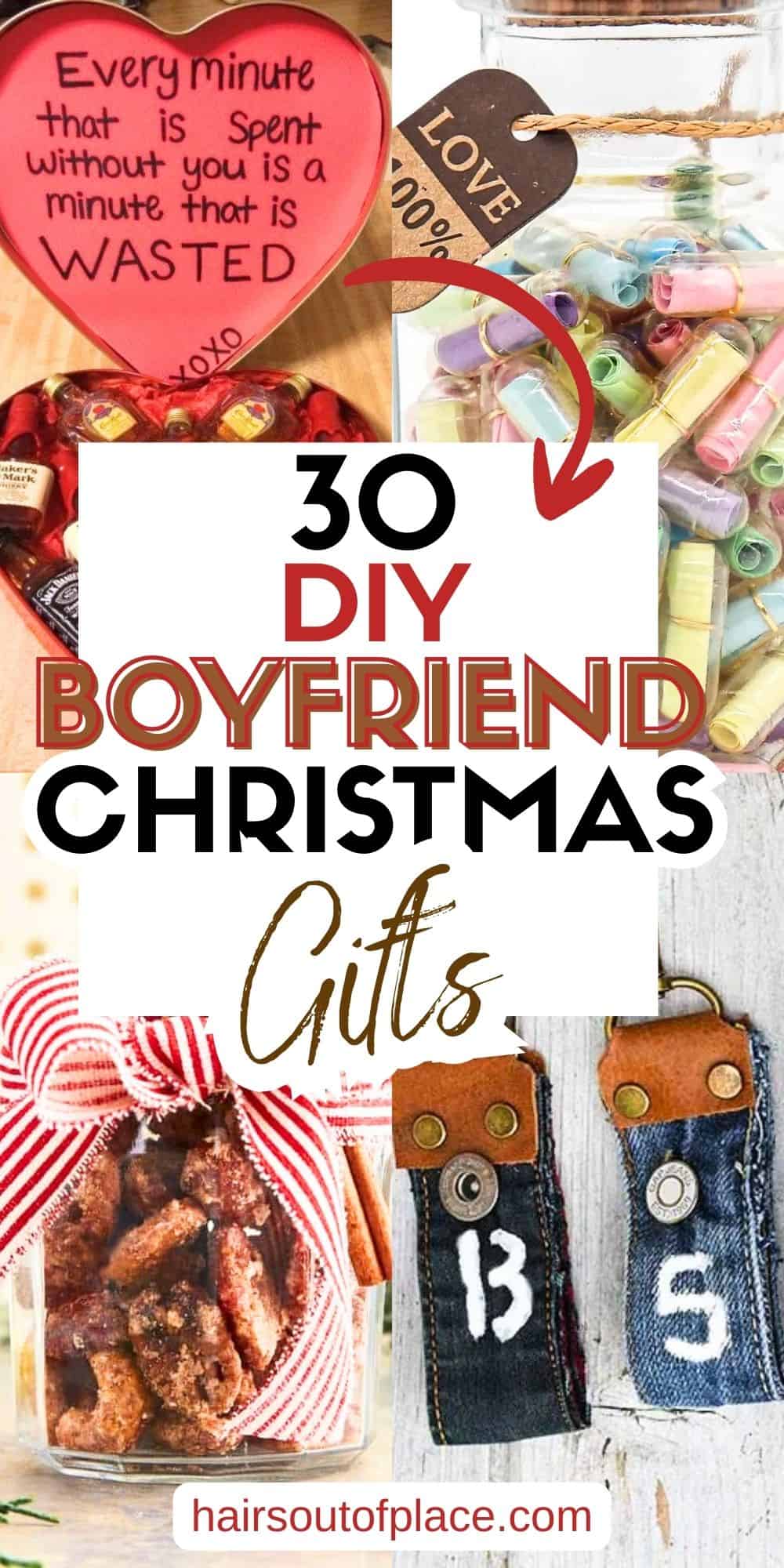 30 DIY Boyfriend Christmas Gifts He'll Actually Love - Hairs Out of Place, image size:1000x2000