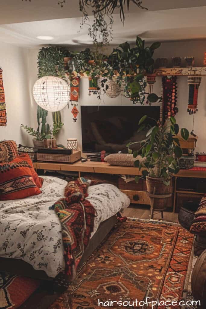 boho apartment decor 20 cozy room with blankets and colorful decor