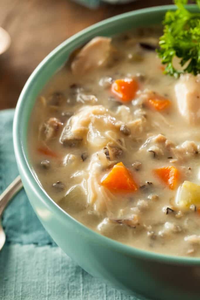 crock pot chicken and wild rice soup