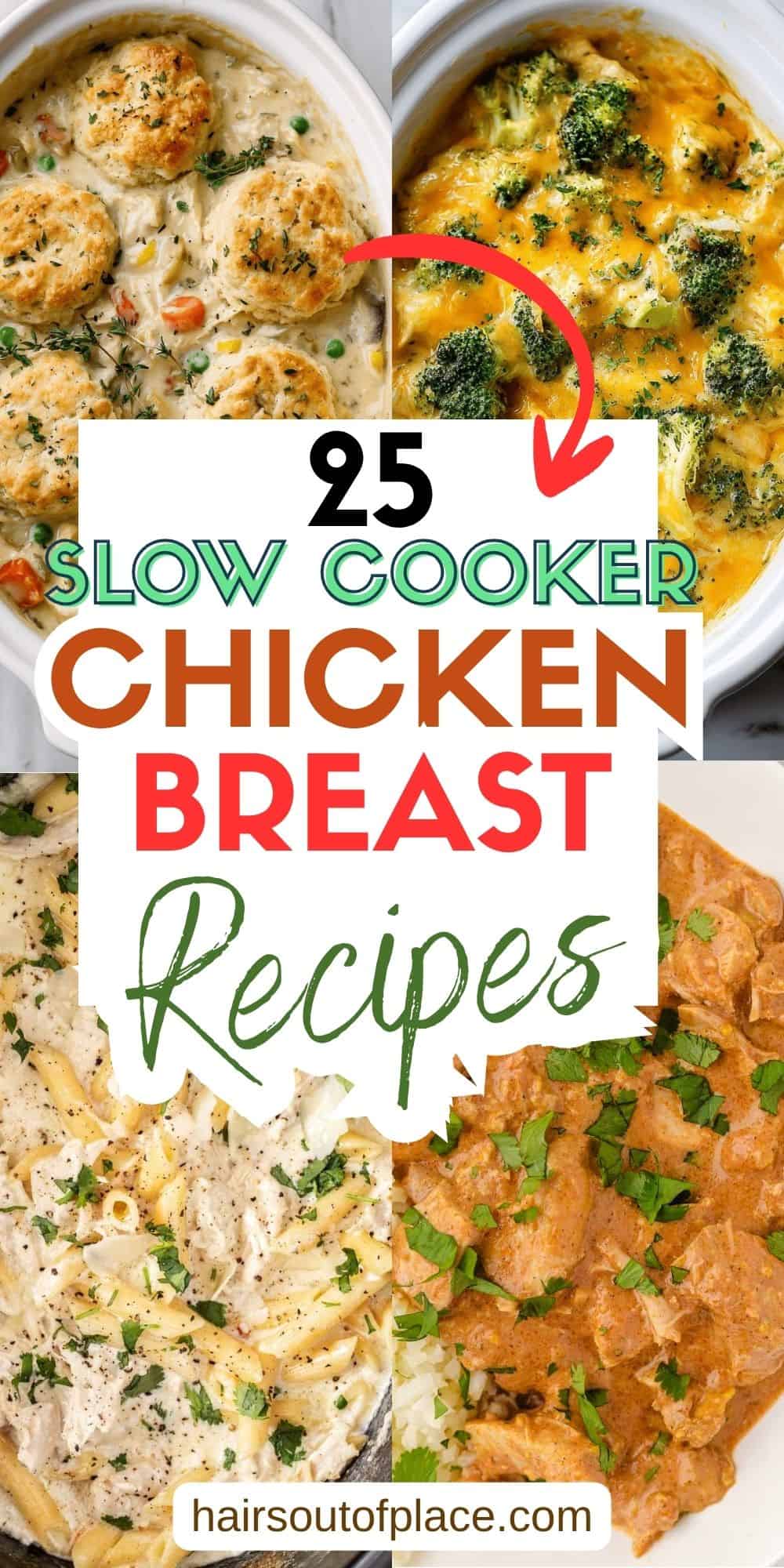 Chicken Breast Crock Pot Recipes Pinterest pin