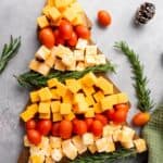 Christmas Tree Cheese Platter