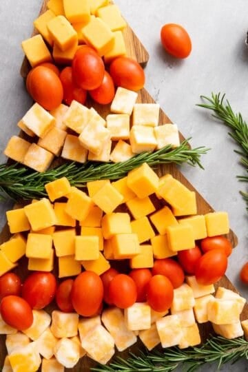 Christmas Tree Cheese Platter
