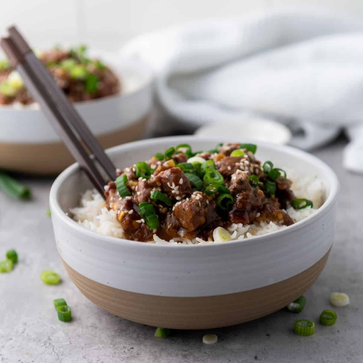Easy Slow Cooker Mongolian Beef